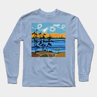 True North in Blue Long Sleeve T-Shirt